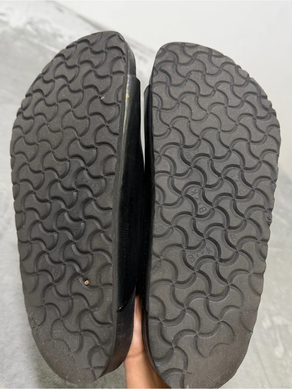 Birkenstock Zurich Black Leather Slides Sandals Men's US 10 43 RARE